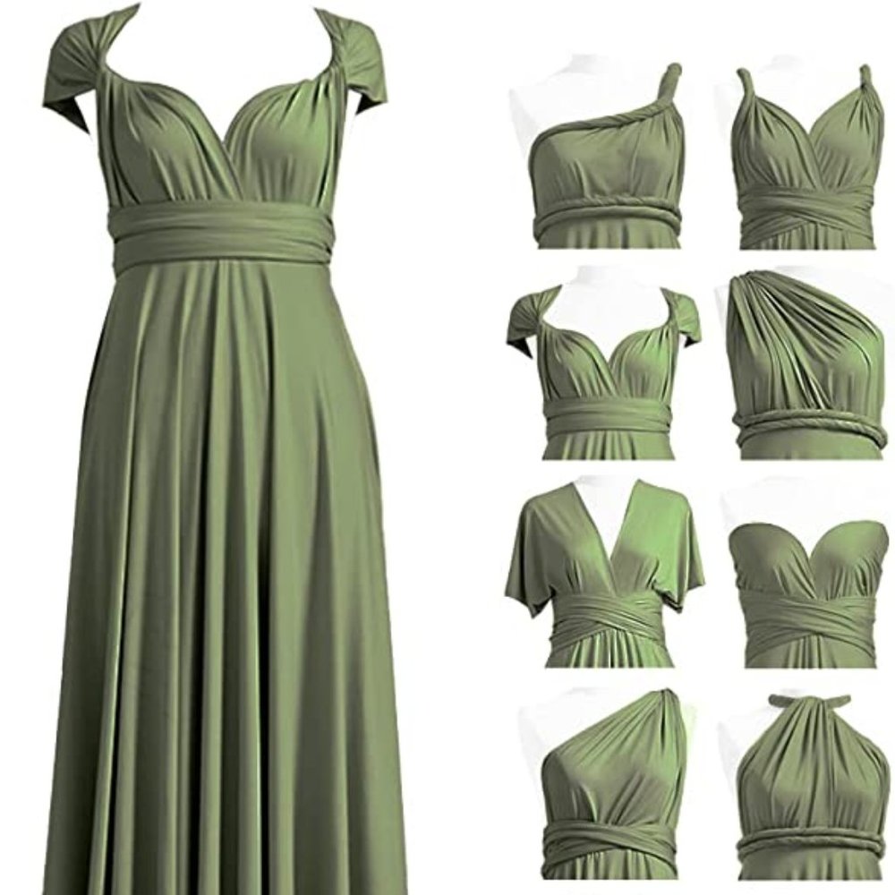 Infinity Dress, Convertible Bridesmaid Dress, Plus Size